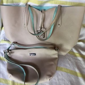 Bebe Trista Tote & Crossbody - Blush